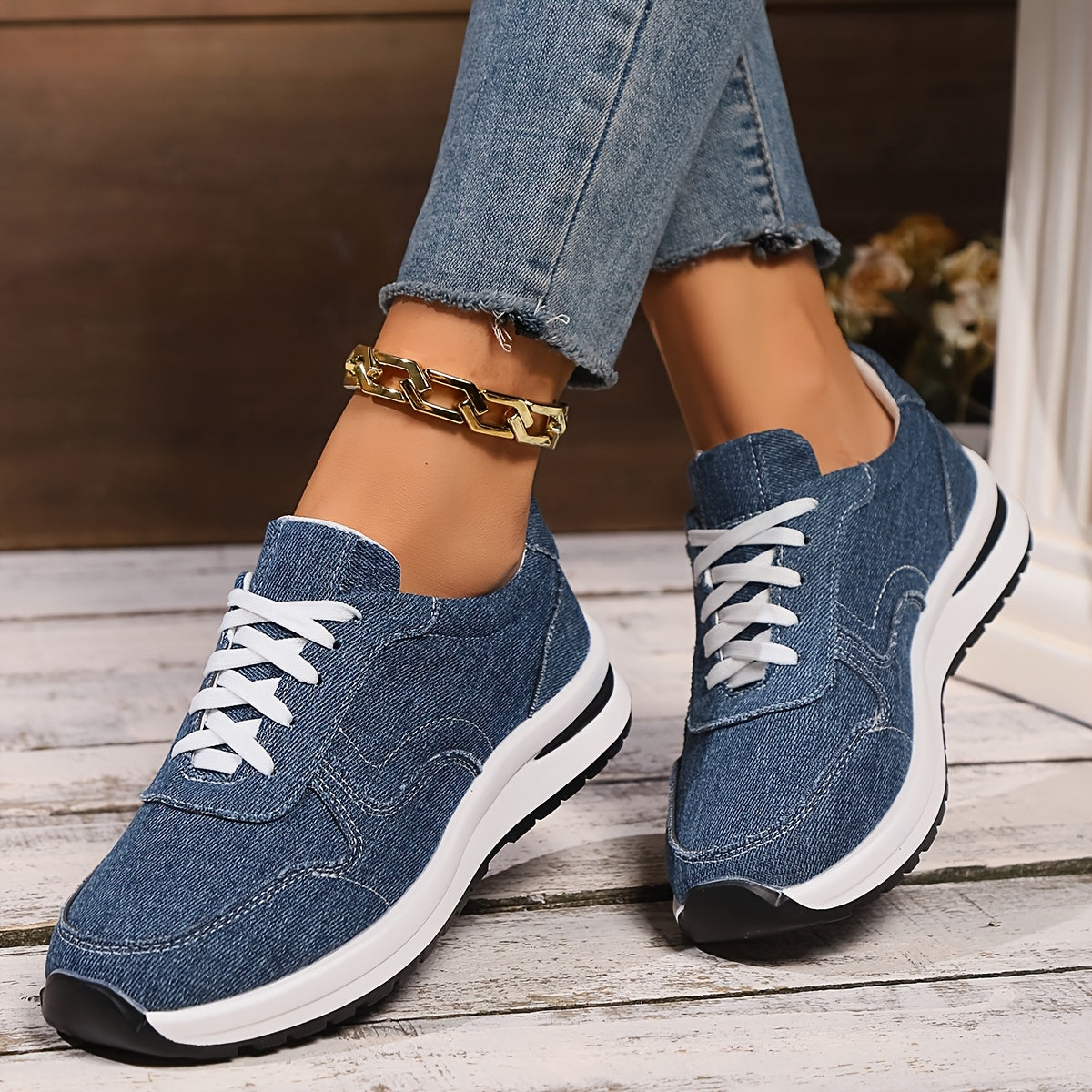 CÉLINE | ORTHOPÄDISCHE DENIM-SNEAKER