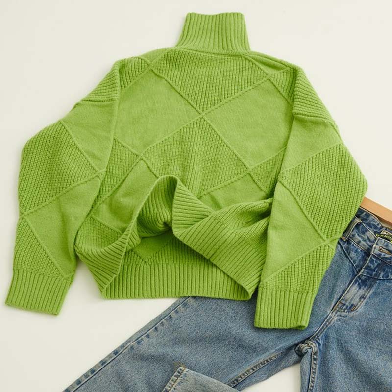Jorinde | Strickpullover mit hohem Kragen