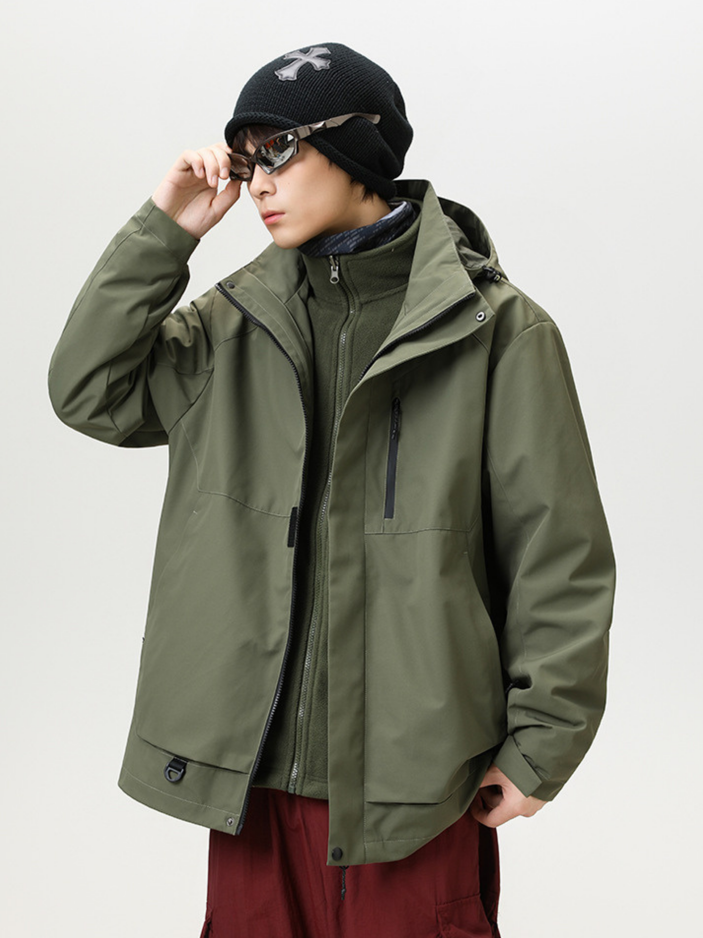 Spirewood – Unisex 3-in-1 Abnehmbare Funktionsjacke