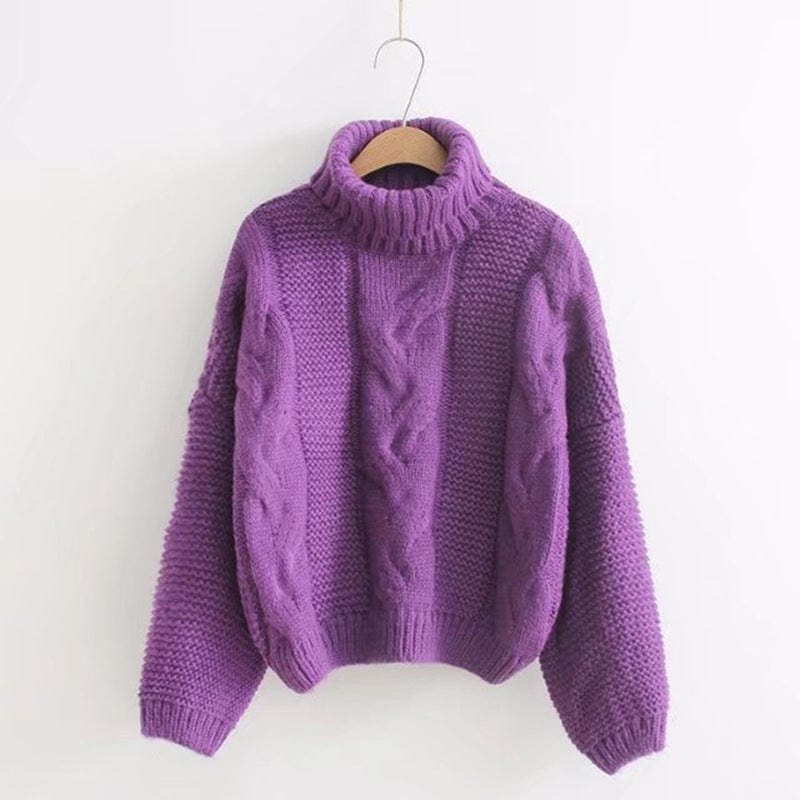 Camden Bequeme-Rollkragenpullover mit Twist-Muster