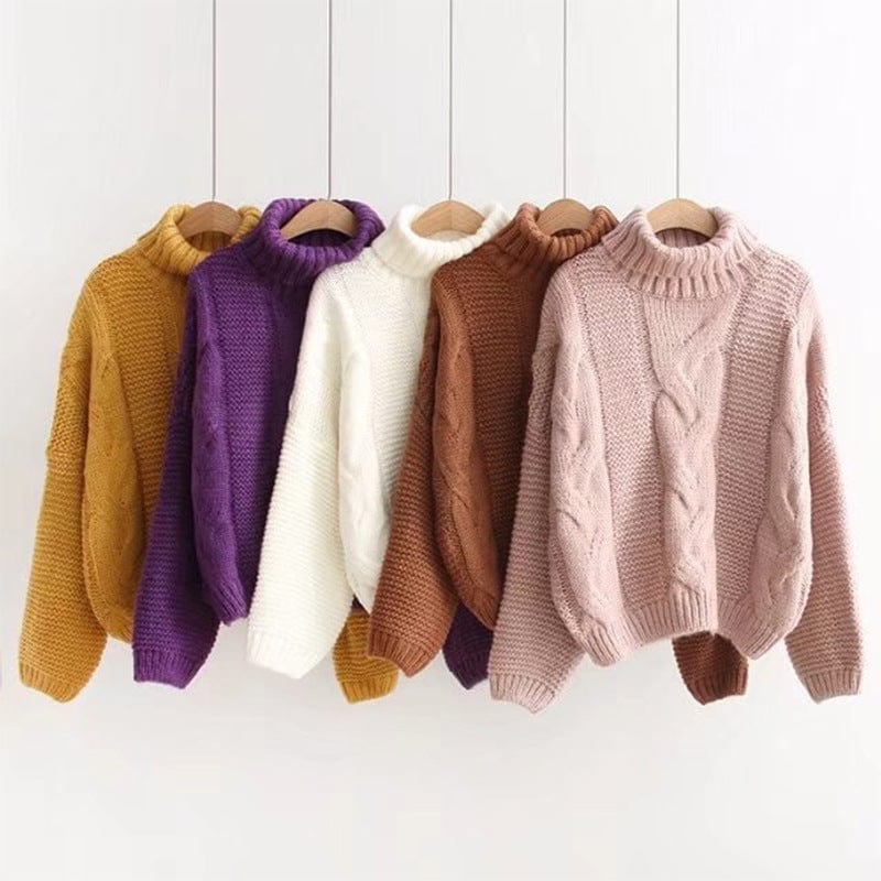 Camden Bequeme-Rollkragenpullover mit Twist-Muster