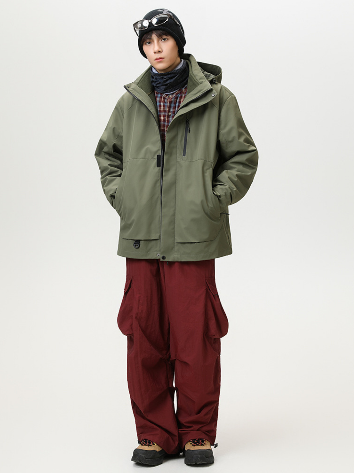 Spirewood – Unisex 3-in-1 Abnehmbare Funktionsjacke