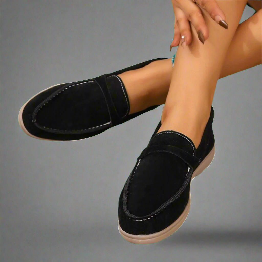 Hannah | Elegante Wildleder Mokassins