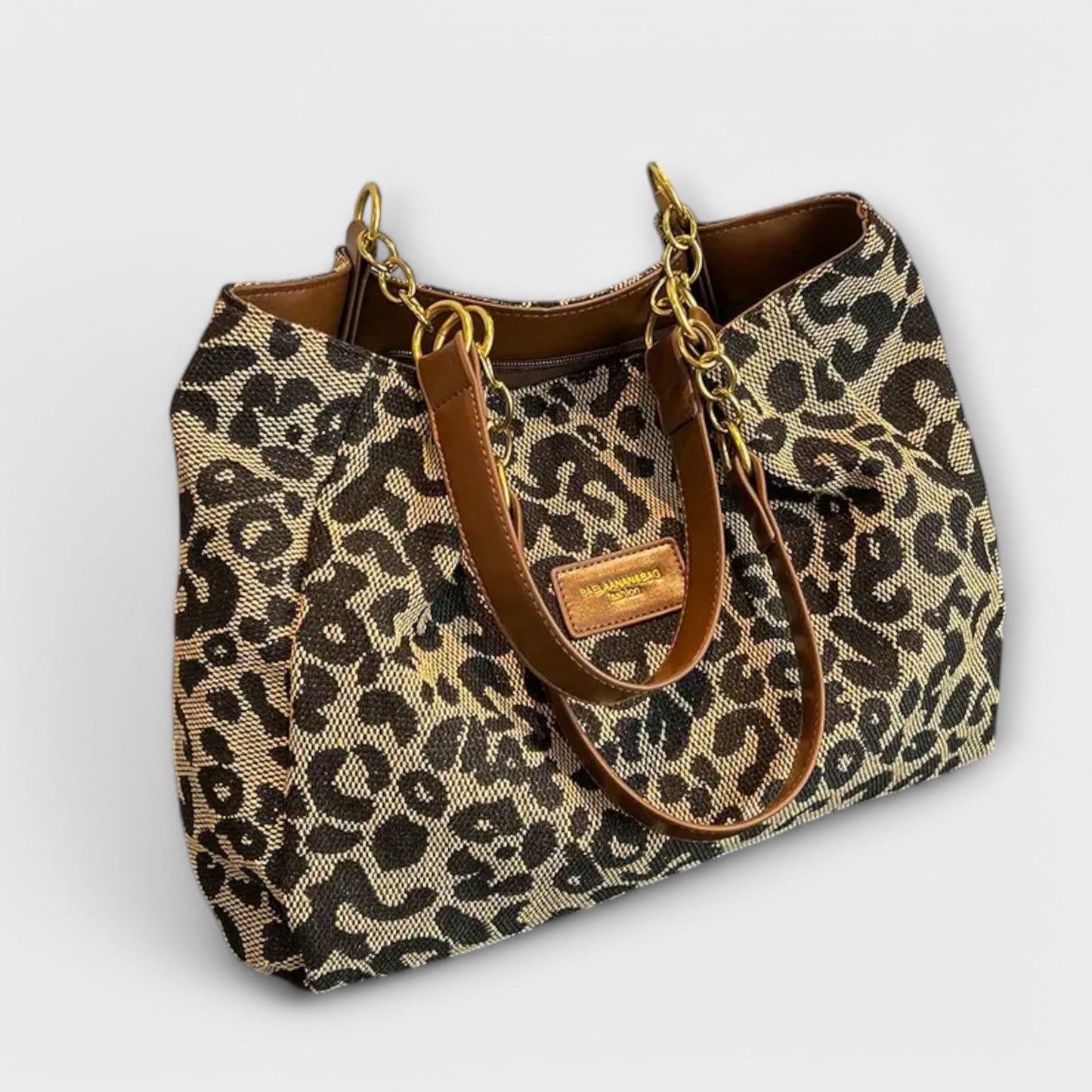 Serene | Leoparden-Canvas-Tragetasche