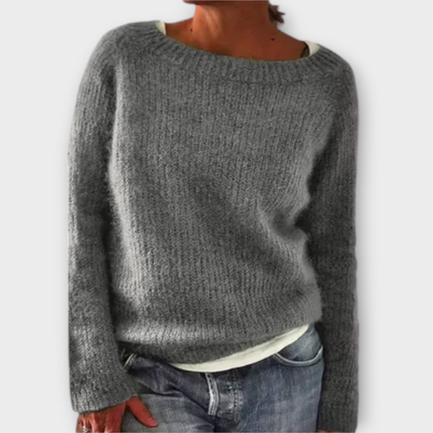 Maya | Übergroßer Strickpullover