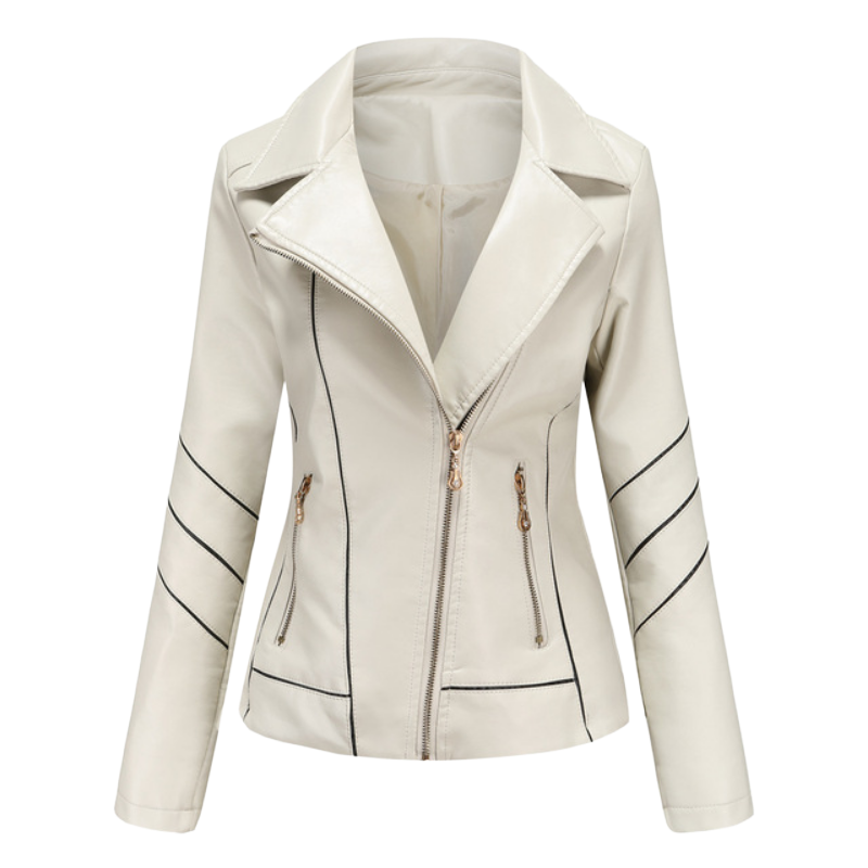 HANNIE - Stilvolle Leder Sommerjacke