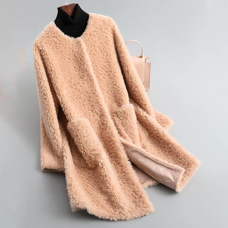 Minette™ | Eleganter Teddy-Mantel aus Kunstfell