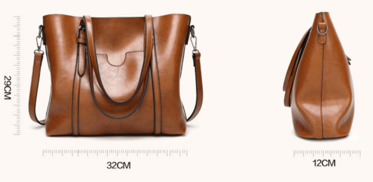 Clara – Elegante Leder-Schultertasche