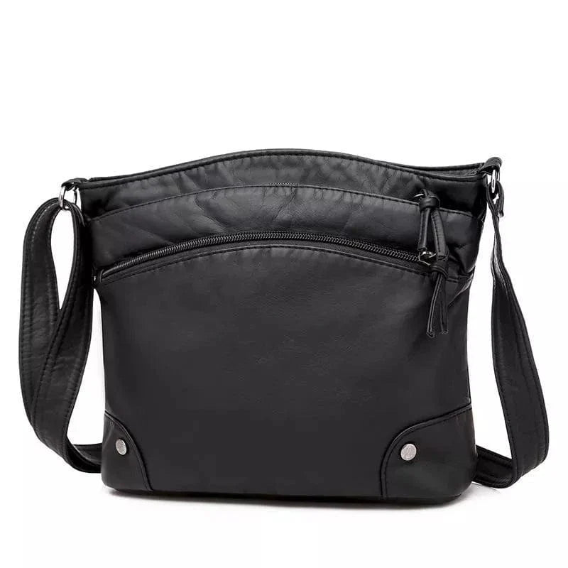 Freya – Leder-Schultertasche