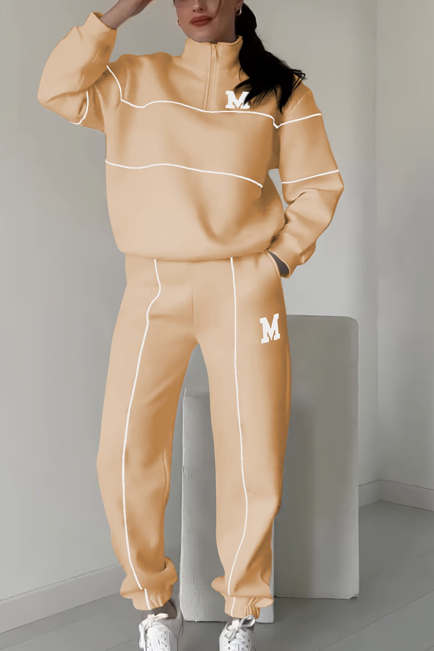 Thalynnae | Komfortables Pullover- und Hosen-Set
