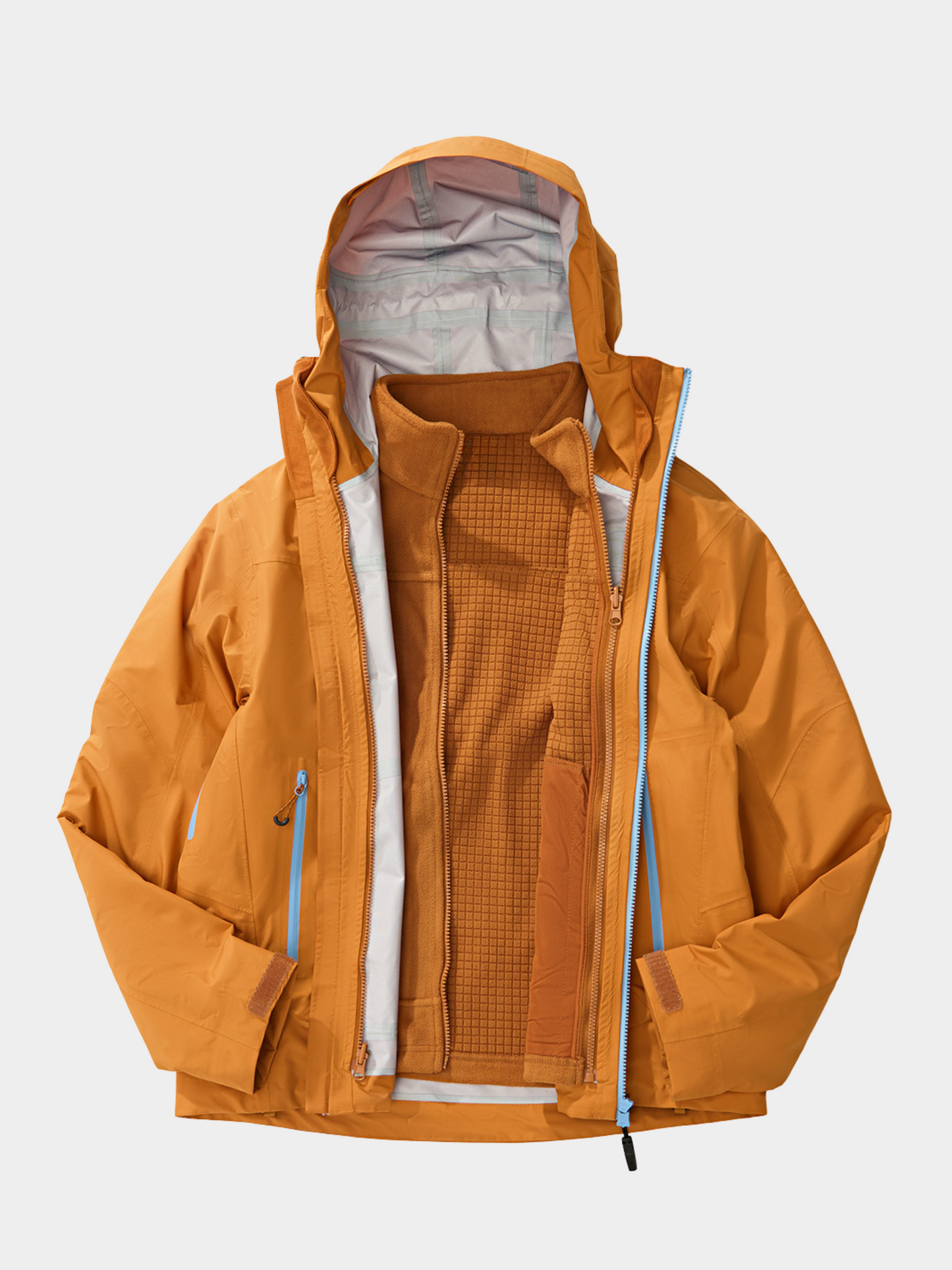CampGlove – Herren 3-in-1 Fleece-Hardshelljacke