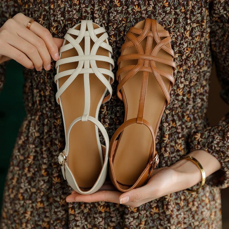 Solenza™| Monroe T-Strap Sandalen