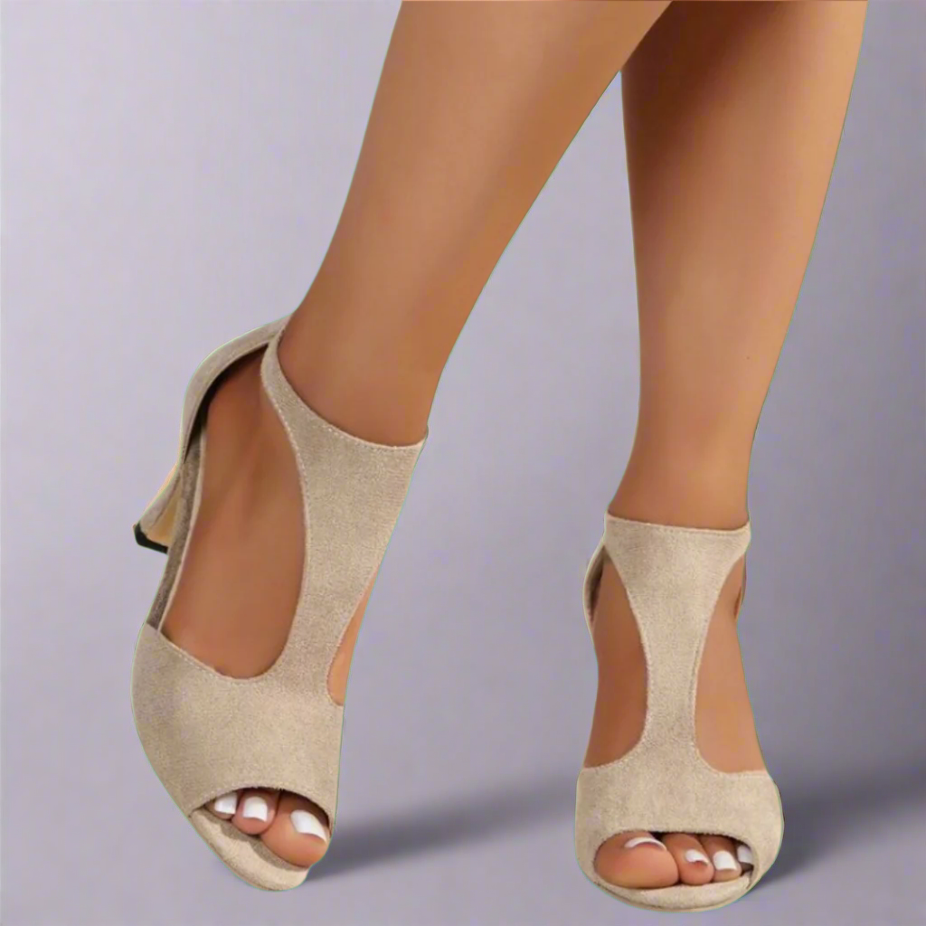 Marga | Orthopedische Sandalen met Chique Hak