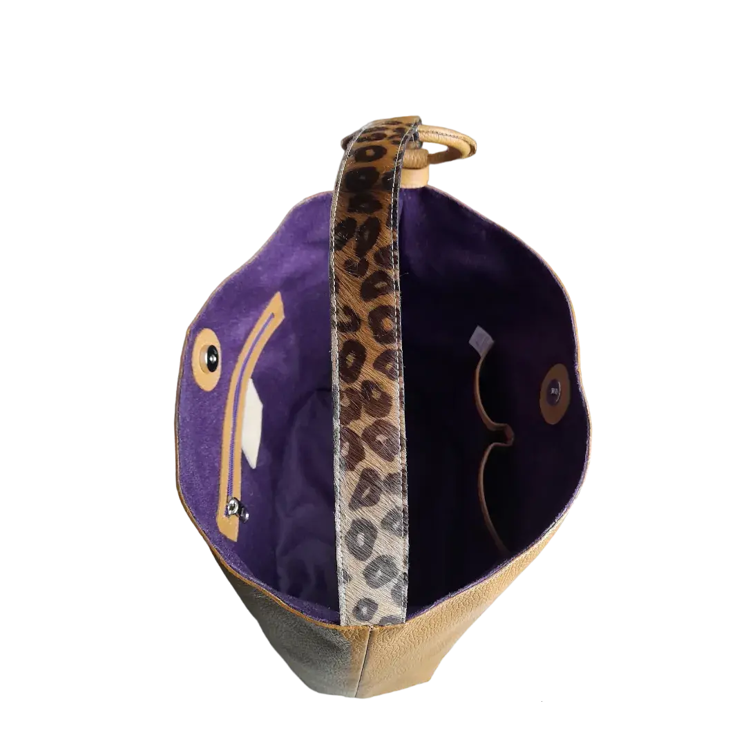 Nora Honig Damen Lederhandtasche