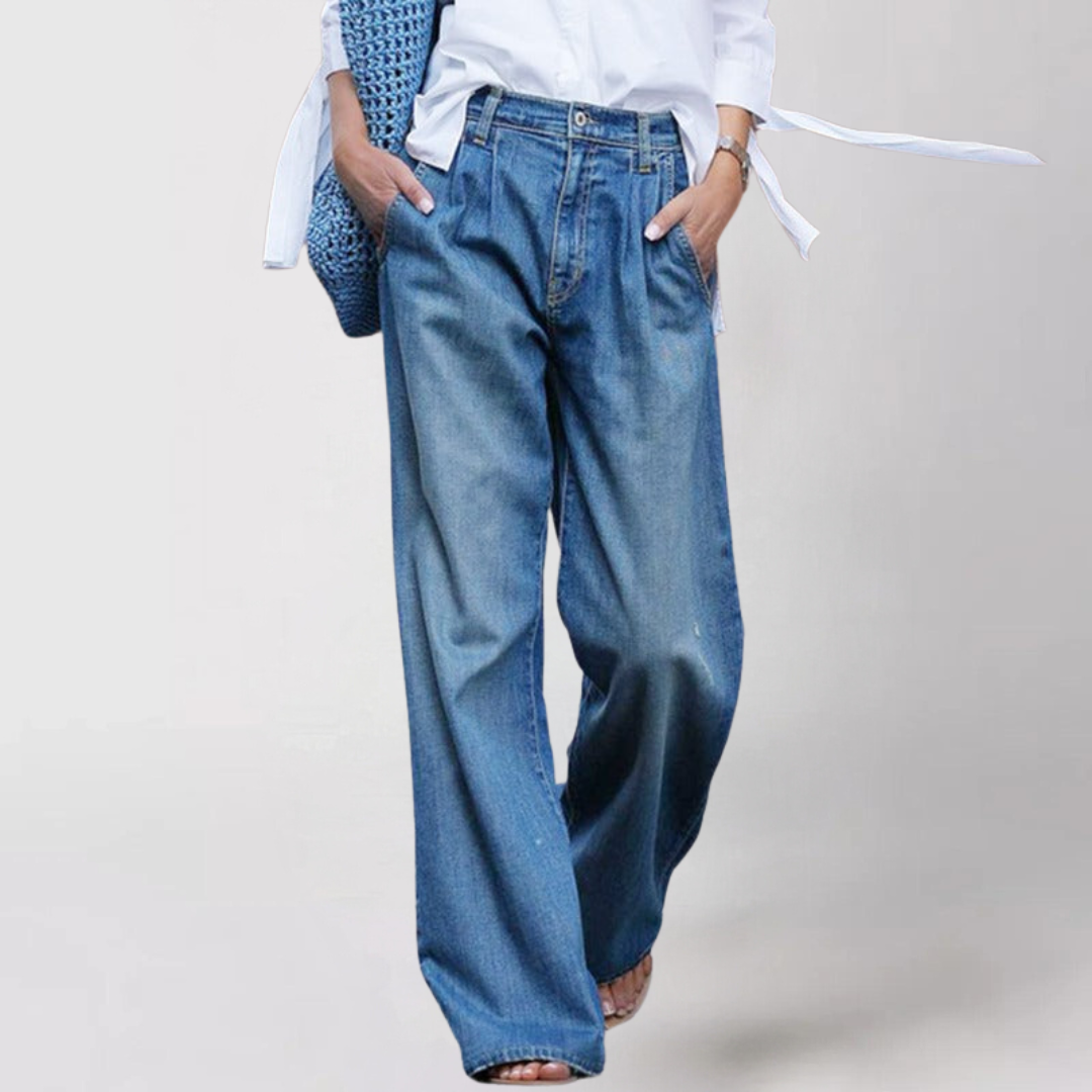 Sybille™ | Komfortable Weit geschnittene Damen Jeans
