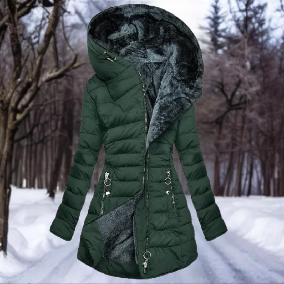 Gina | Daunenjacke mit Fellfutter