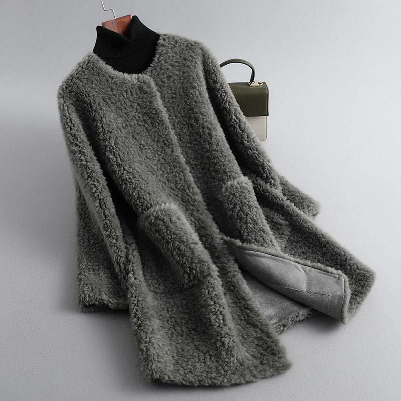Minette™ | Eleganter Teddy-Mantel aus Kunstfell