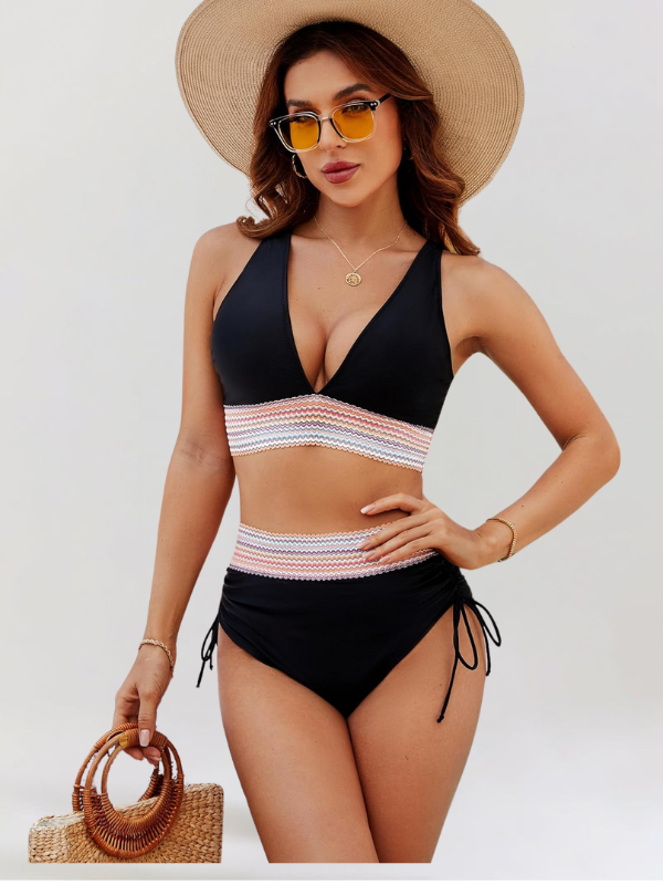 Lidia | Bauchfreies Bikini-Set mit hoher Taille |