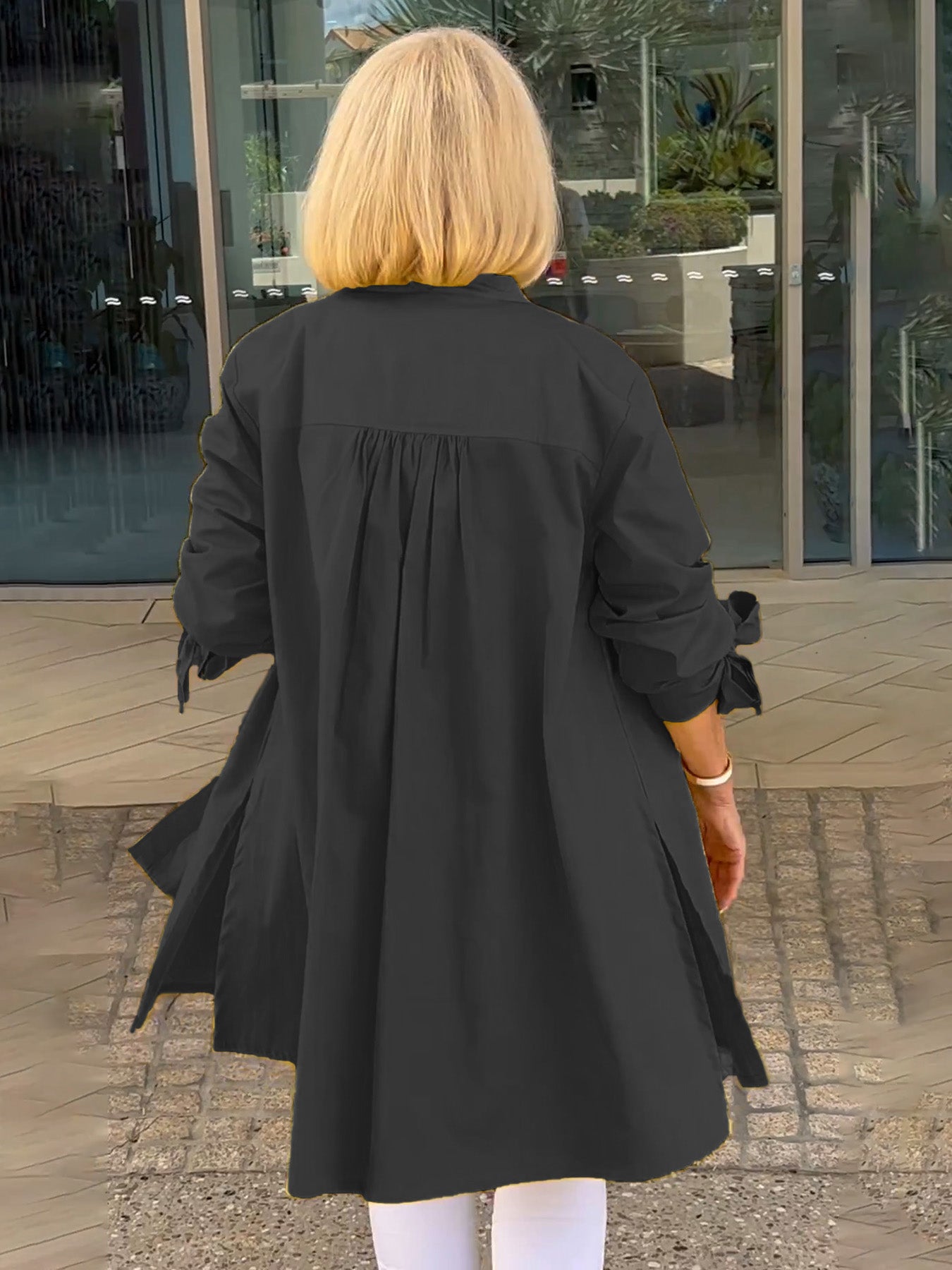 Lucia™ - Tunika-Shirt mit Knopfleiste