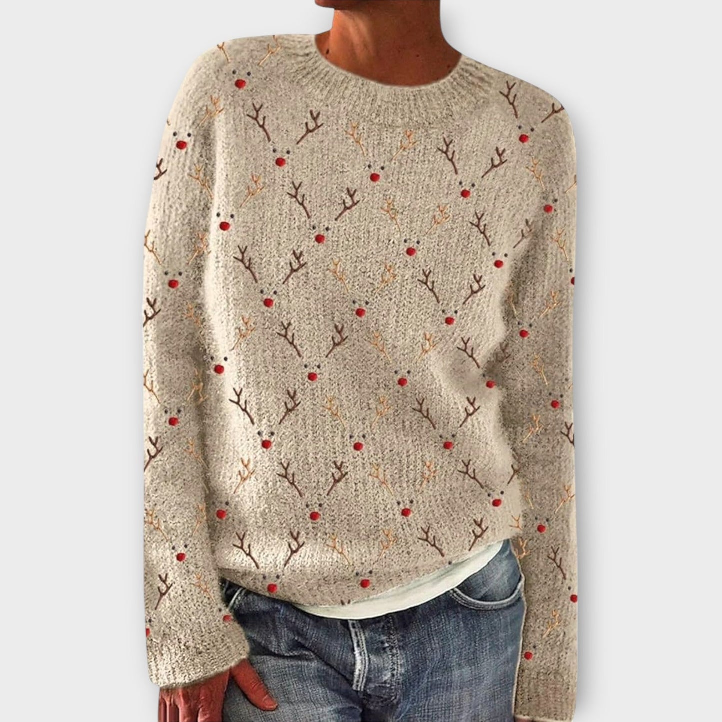 Simone – Bequemer Weihnachts-Pullover