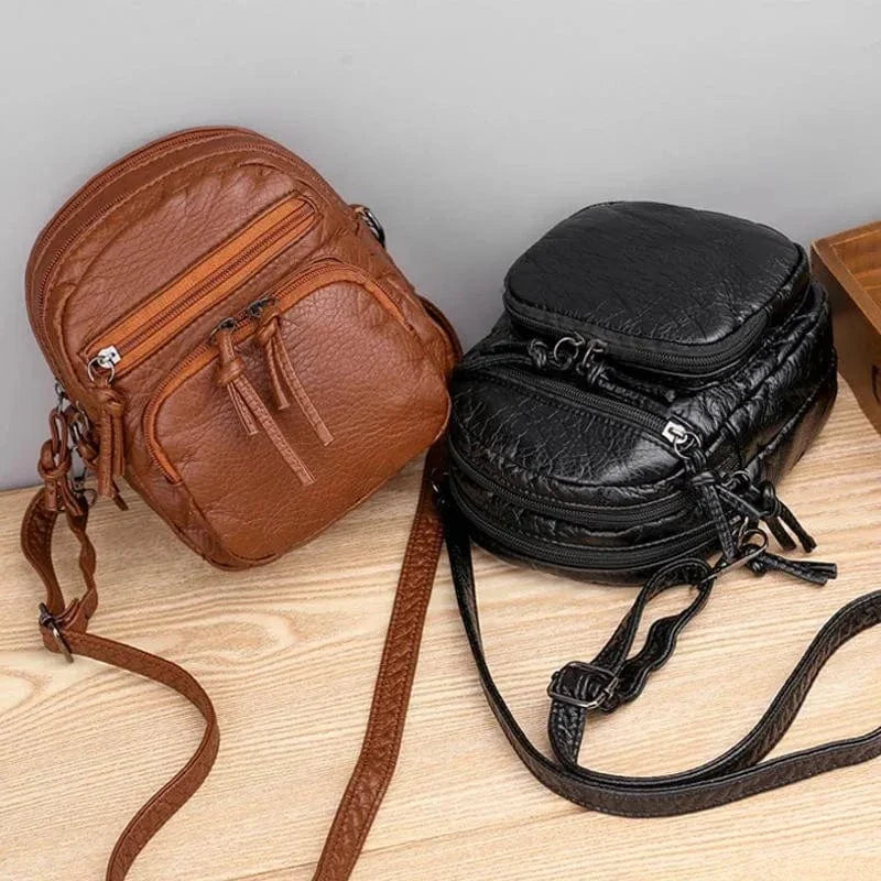Lila – Schicke Satchel-Tasche