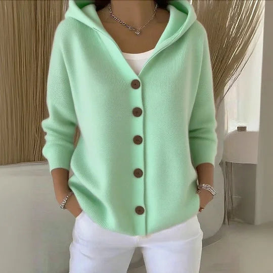 Nylah – Bequeme Langarm-Strickjacke