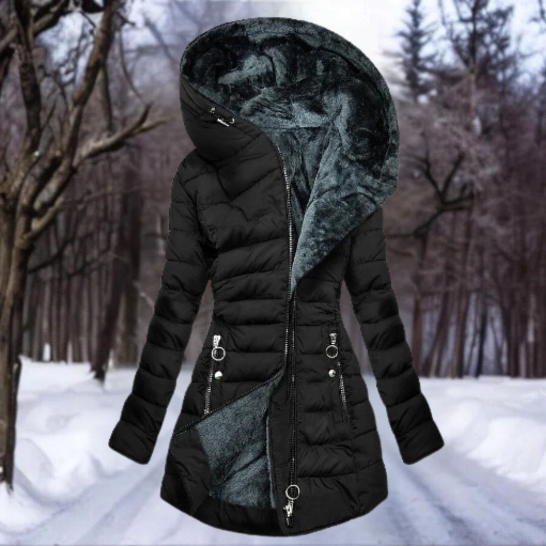 Gina | Daunenjacke mit Fellfutter