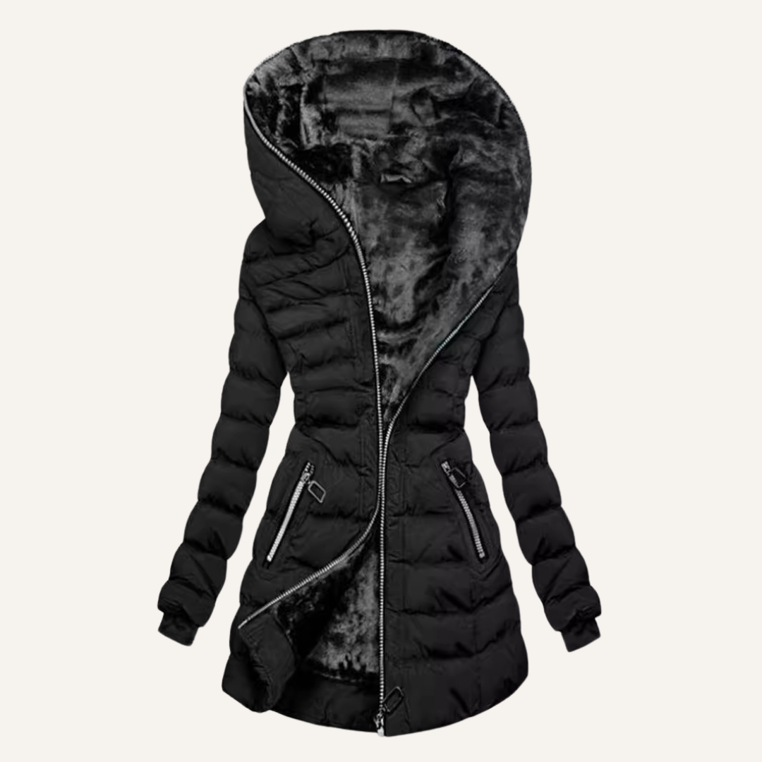 Gina | Daunenjacke mit Fellfutter