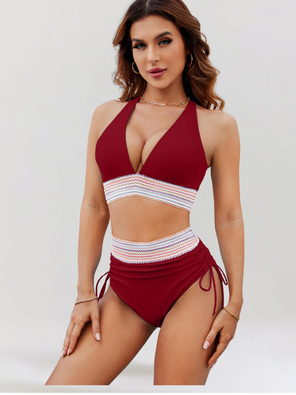 Lidia | Bauchfreies Bikini-Set mit hoher Taille |