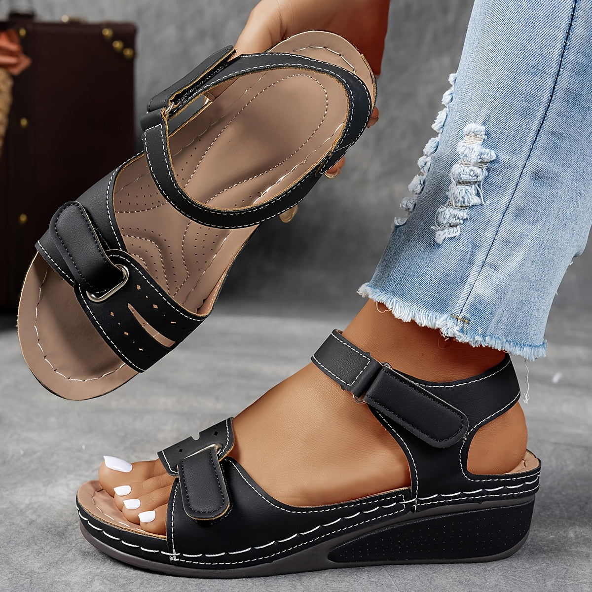 Céline | Modische orthopädische Sandale