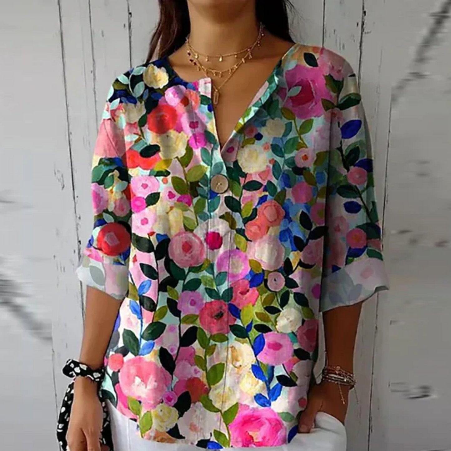 Arlene™ | Schicke Bluse mit Blumenmuster
