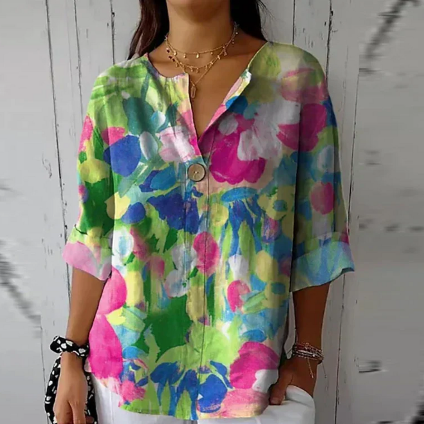 Arlene™ | Schicke Bluse mit Blumenmuster
