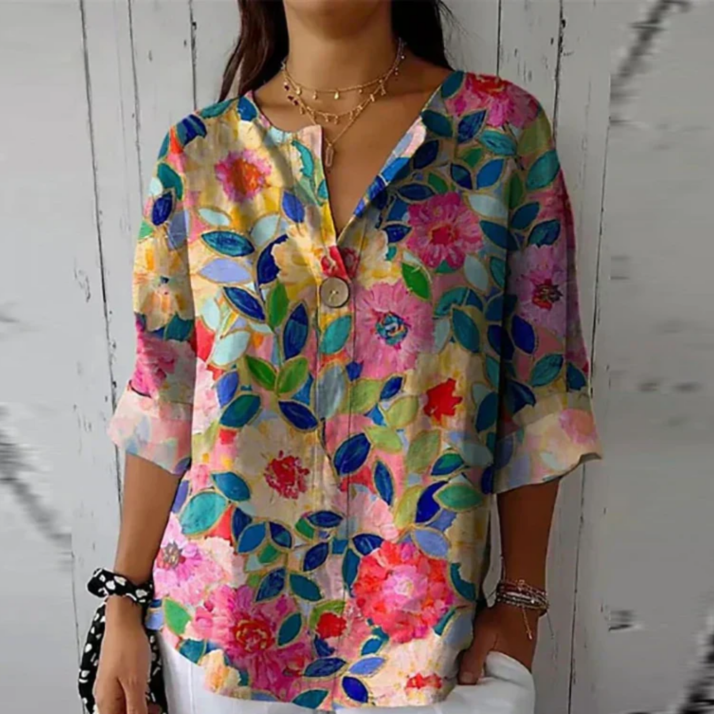 Arlene™ | Schicke Bluse mit Blumenmuster