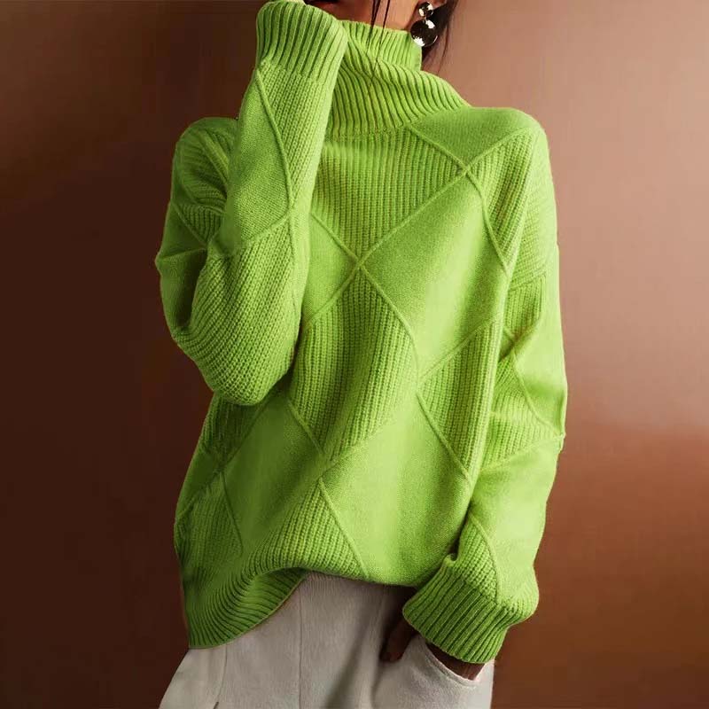 Jorinde | Strickpullover mit hohem Kragen