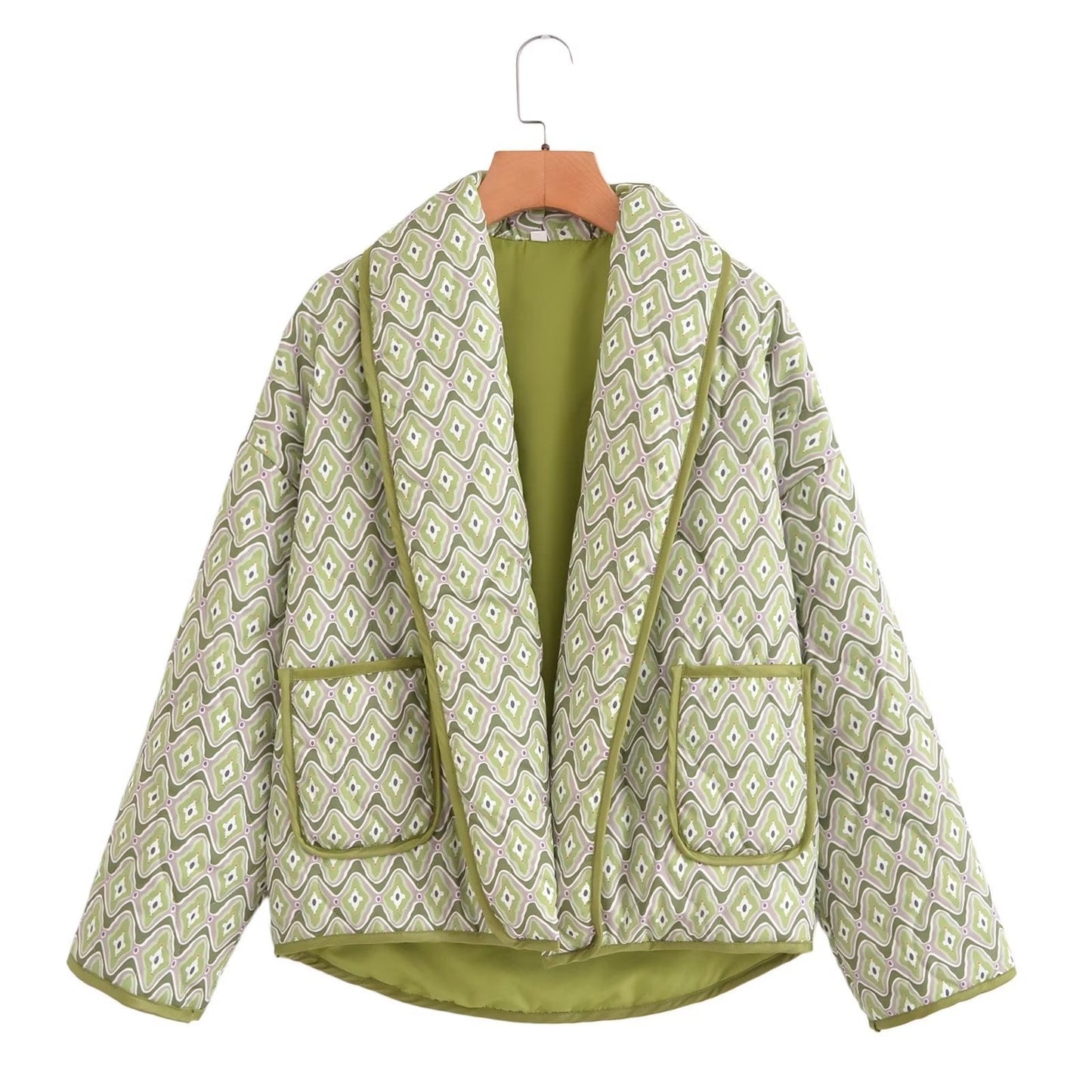 Maya | Gesteppte Wickeljacke