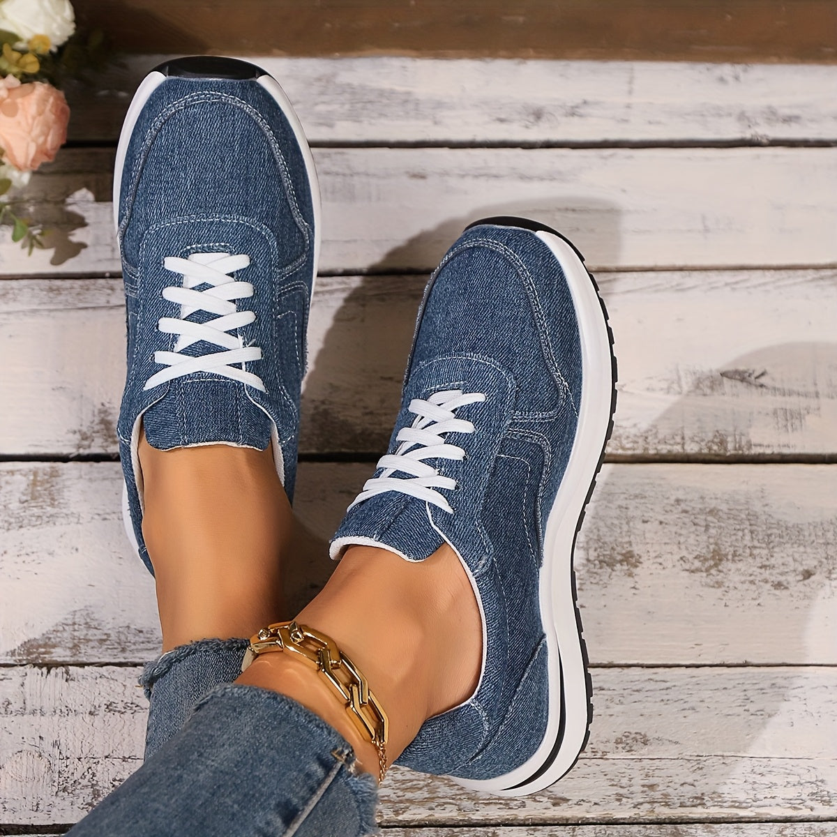 CÉLINE | ORTHOPÄDISCHE DENIM-SNEAKER