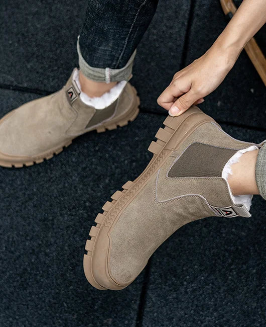 Amir | Stilvolle Plüschstiefel für Herren