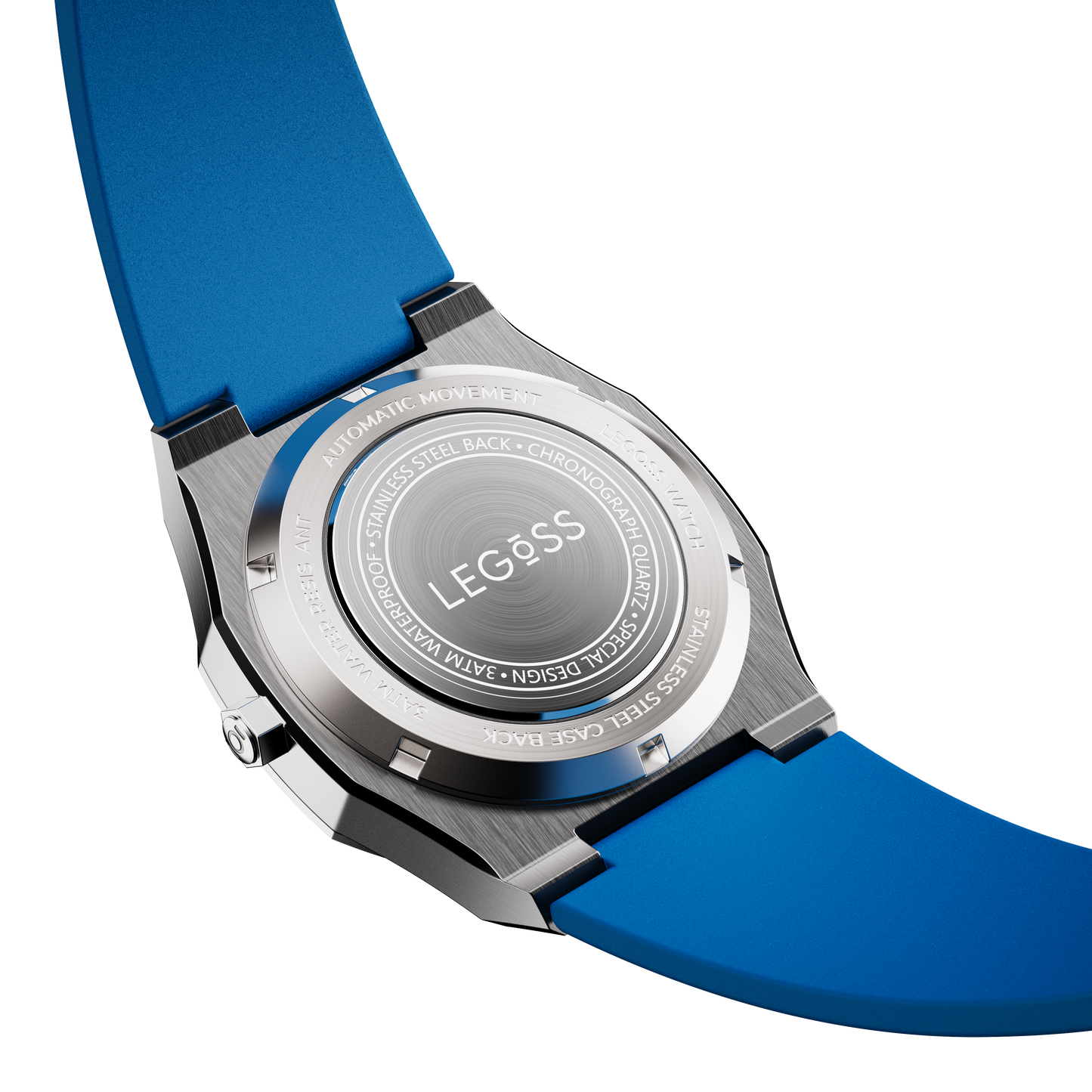 LEGOSS Uhr Blau Edition Arabische Zahlen