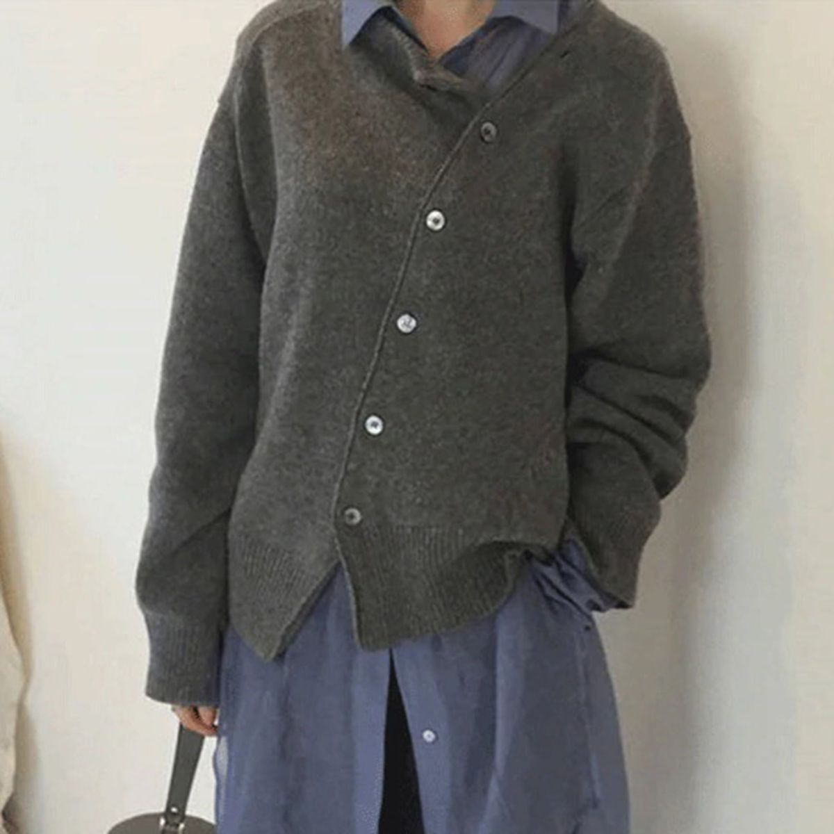 Evalina | Cardigan mit Rundhalsausschnitt