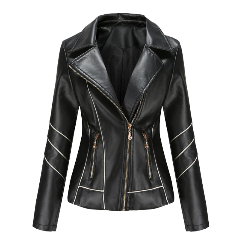 HANNIE - Stilvolle Leder Sommerjacke