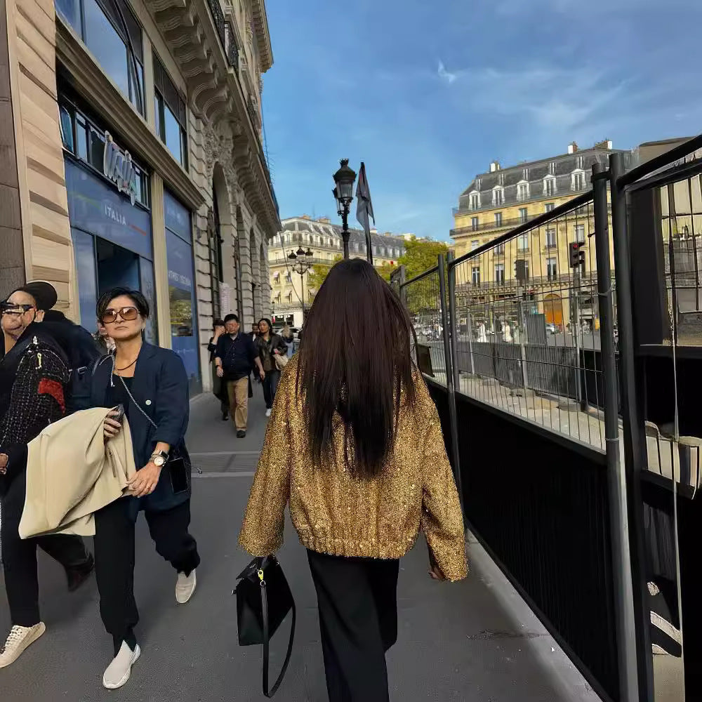 Eva | Jacke mit Perlenrand