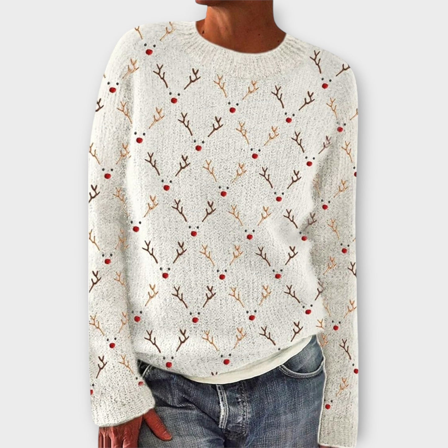 Simone – Bequemer Weihnachts-Pullover