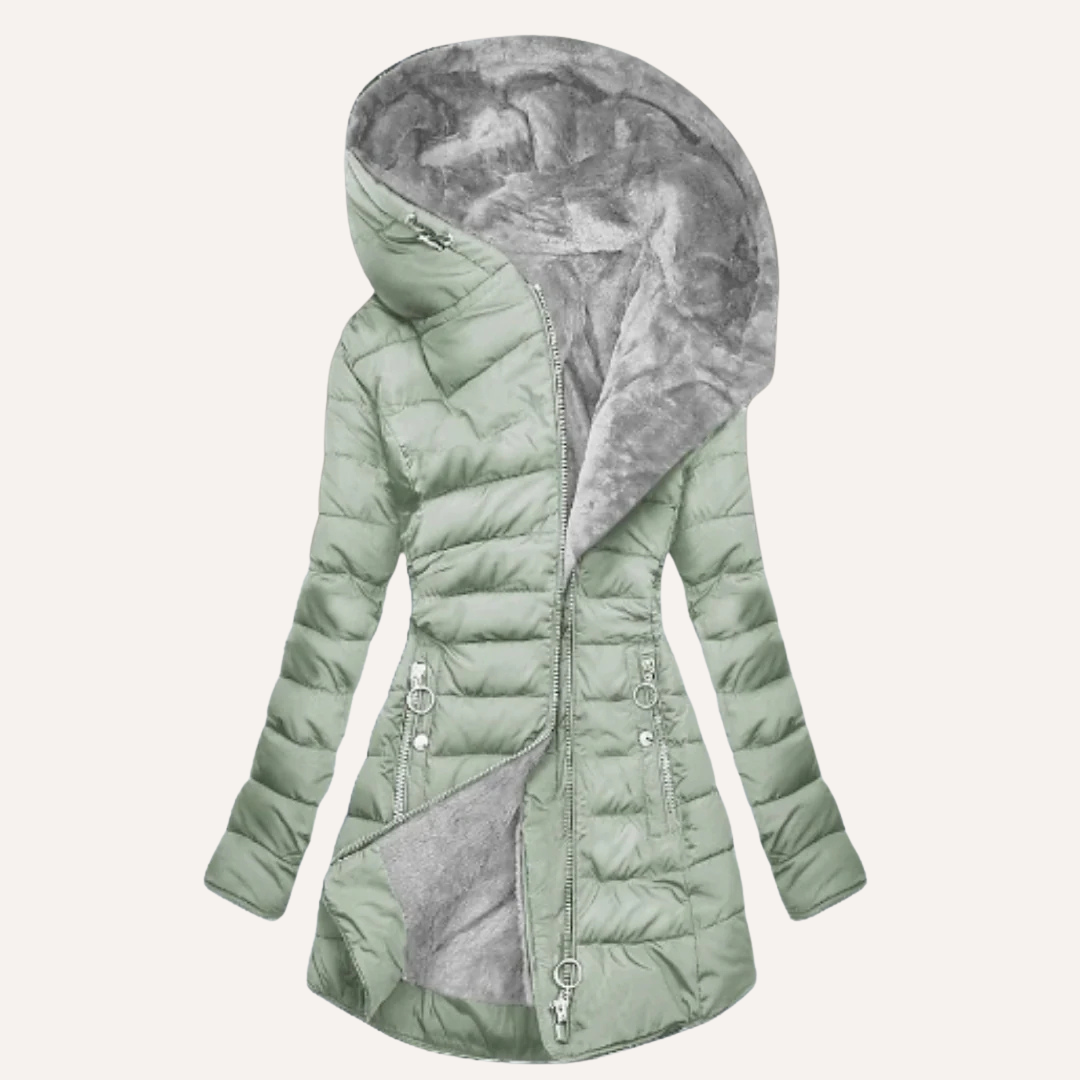 Gina | Daunenjacke mit Fellfutter
