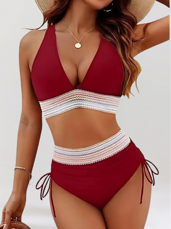 Lidia | Bauchfreies Bikini-Set mit hoher Taille |