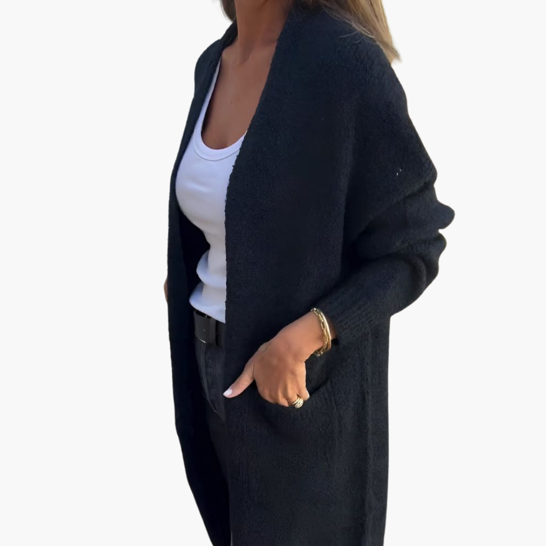 Holly | Lässiger Strick-Cardigan mit Taschen