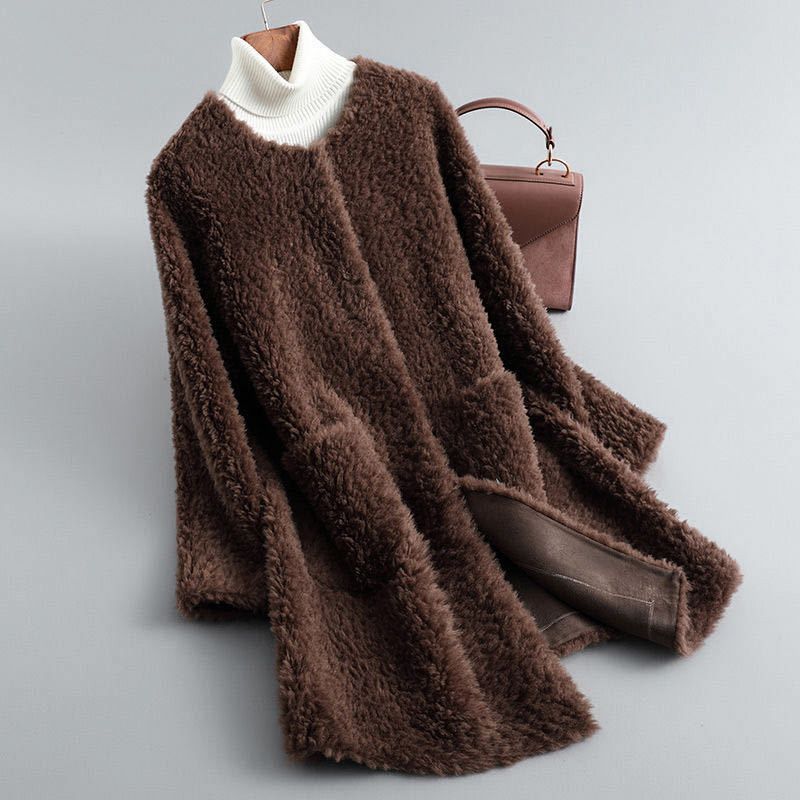Minette™ | Eleganter Teddy-Mantel aus Kunstfell