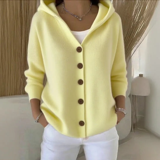 Nylah – Bequeme Langarm-Strickjacke