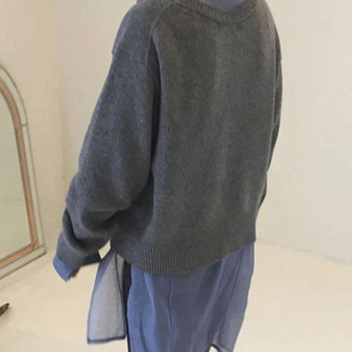 Evalina | Cardigan mit Rundhalsausschnitt