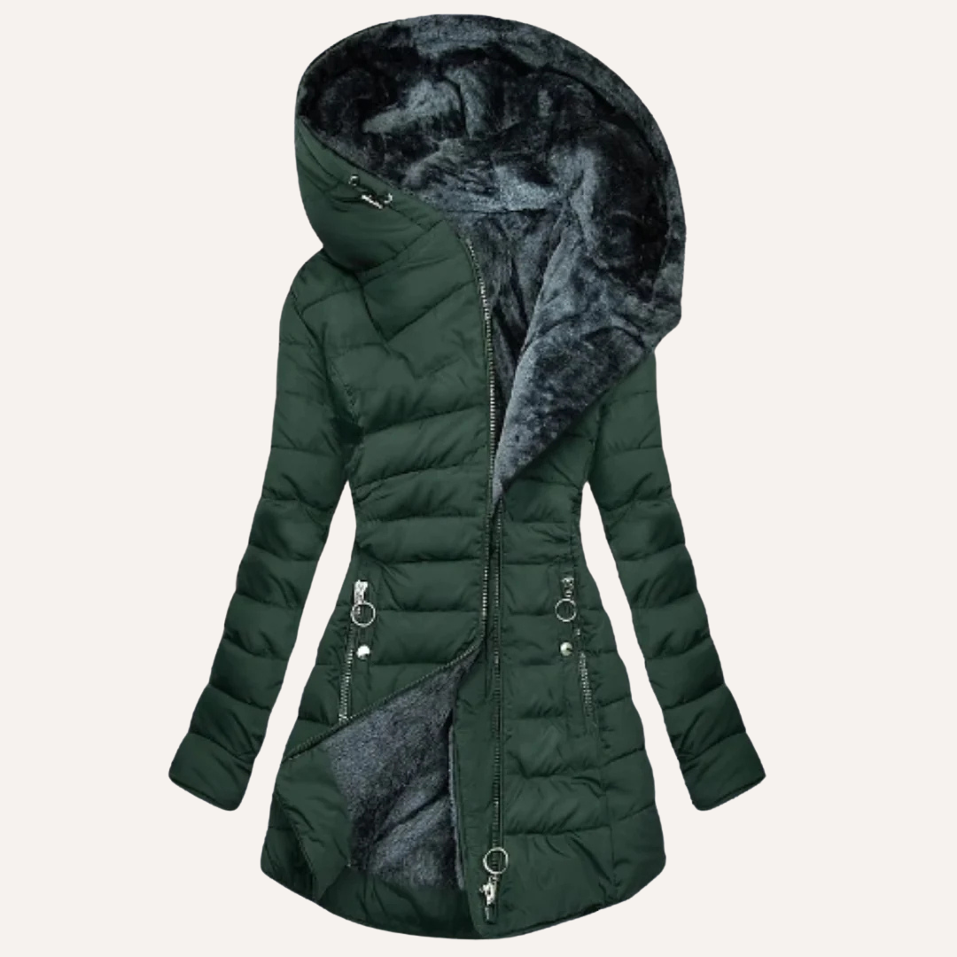 Gina | Daunenjacke mit Fellfutter