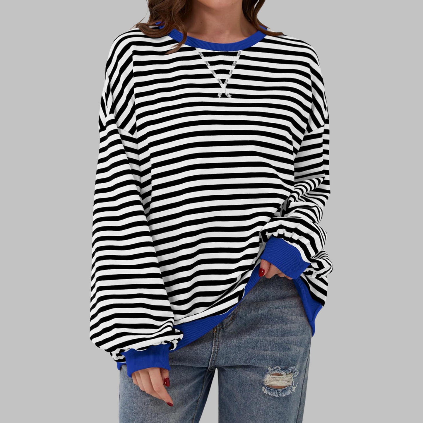 Lisa | Gestreifter Pullover
